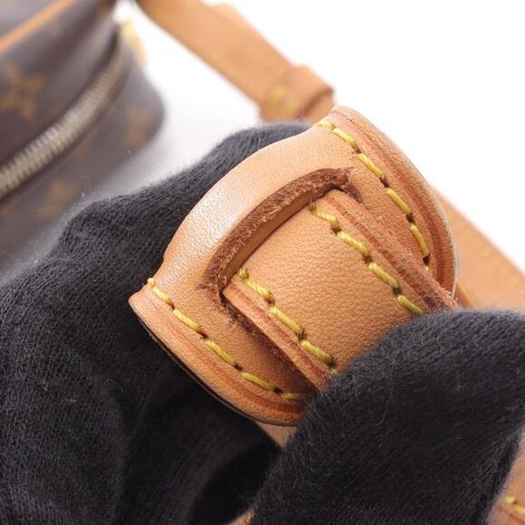 LOUIS VUITTON Brown Monogram Leather Shoulder Bag - Picture 8 of 12